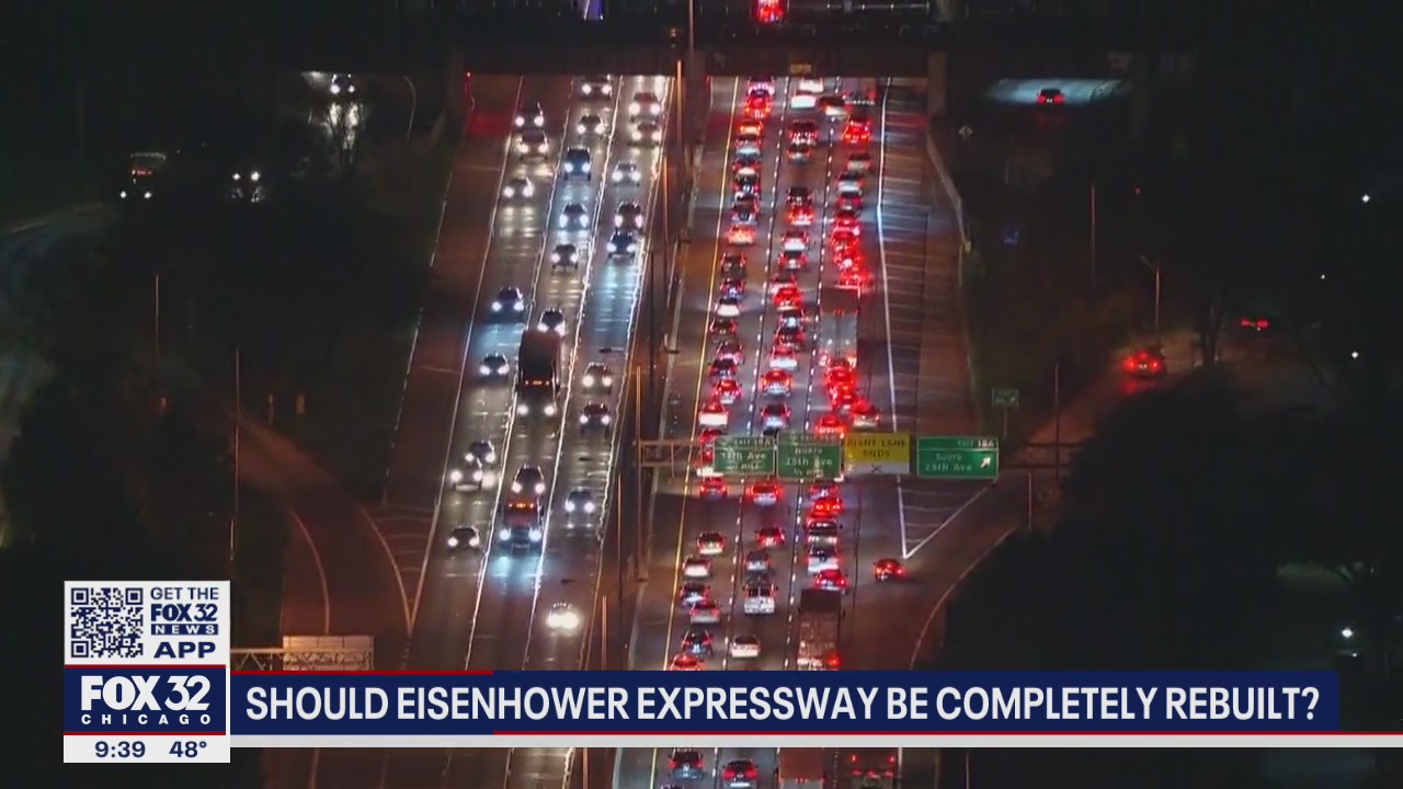 Illinois politicians want Eisenhower Expressway completely rebuilt