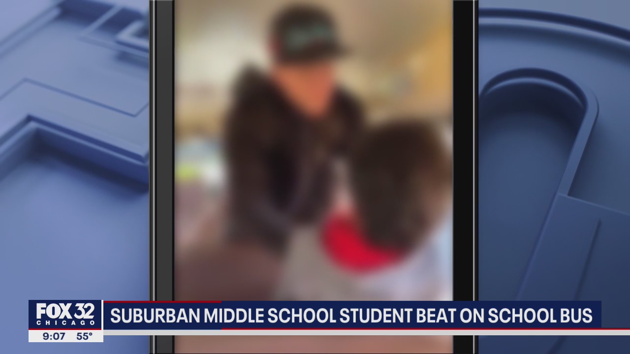 Video shows Naperville 7th grader being beaten up on school bus
