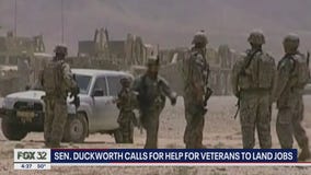 Duckworth calls on the Pentagon to help veterans land jobs
