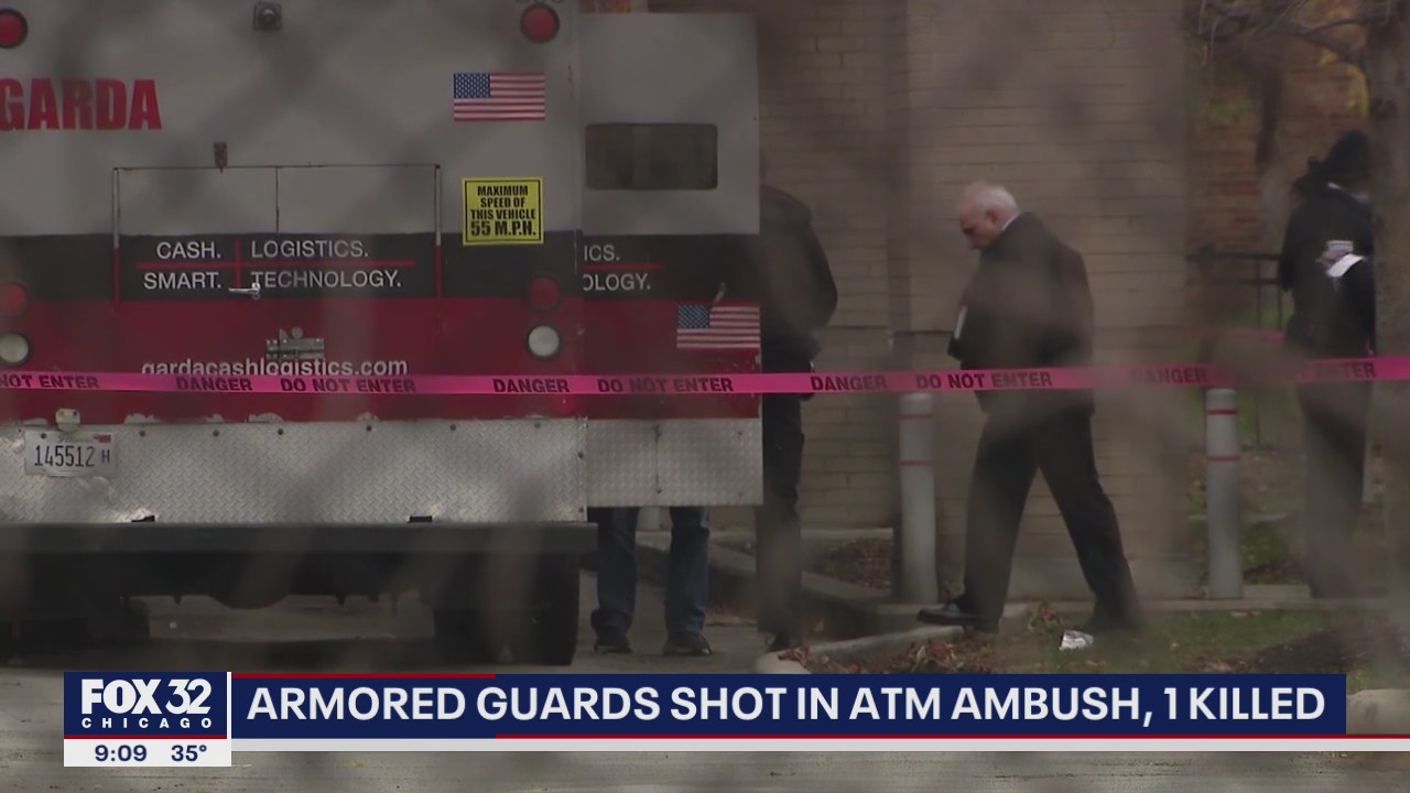 Armored guards shot in Chicago ATM ambush, 1 killed