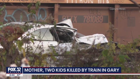 Mother, 2 kids killed by train in Gary