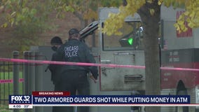 2 armored guards shot while putting money in Chicago ATM
