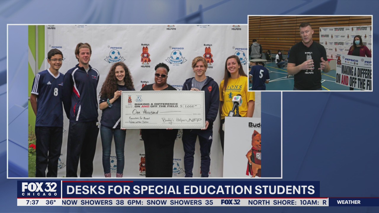 Suburban, city student athletes give back to West Side special education students