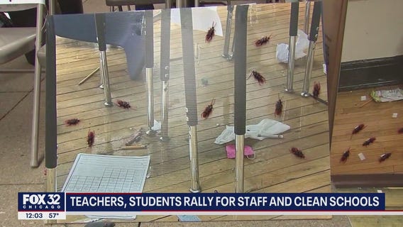 CPS teachers and students rally for increased staffing, cleaner schools