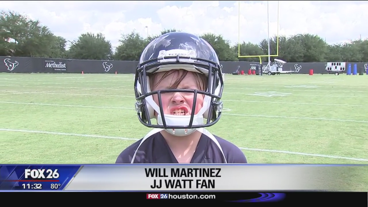 Make-A-Wish Foundation helps young patient meet J.J. Watt