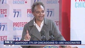 Lightfoot: 77% of Chicagoans 12 and older are vaccinated