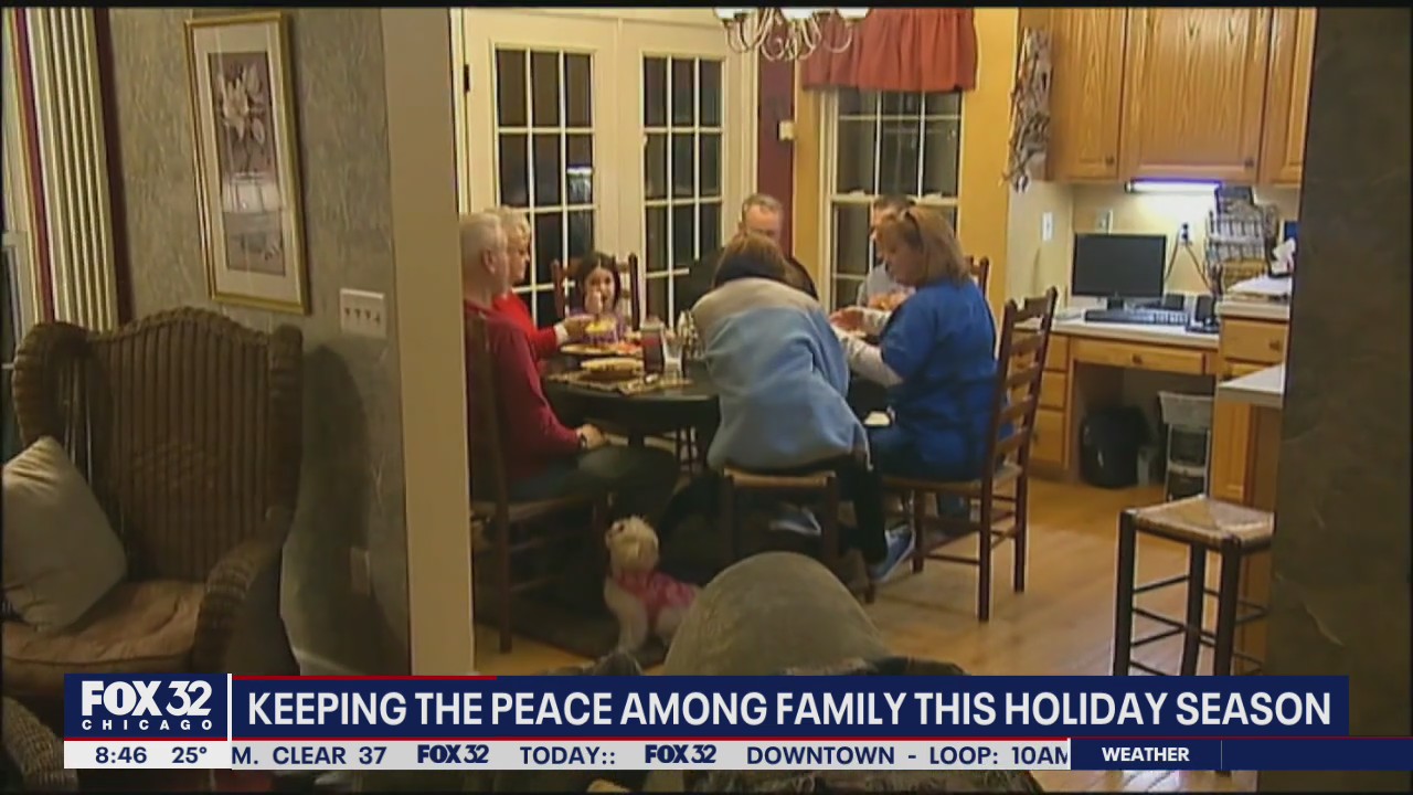 Tips for keeping the peace at the dinner table this holiday season