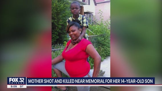 Chicago mother fatally shot near son's memorial