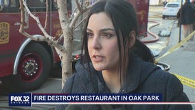 Fire destroys popular restaurant in Oak Park