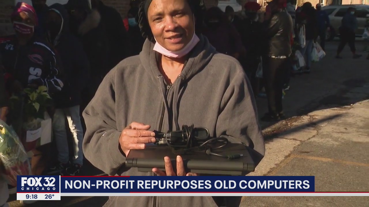 Non-profit gives free laptops to families in need