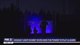 Suburban holiday light exhibit gives kids the power to play and learn