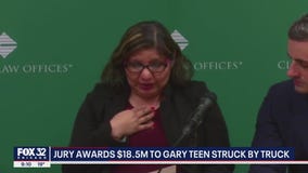 Jury awards $18.5M to Gary teen struck by truck