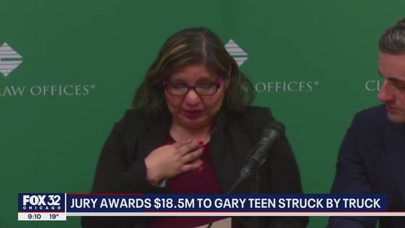 Jury awards $18.5M to Gary teen struck by truck