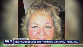 Neighbor rescues boy from Chicago house fire, grandmother killed