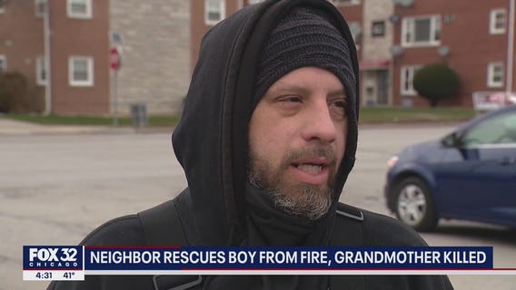 Neighbor rescues Chicago boy from fatal fire after pit bull alerts him