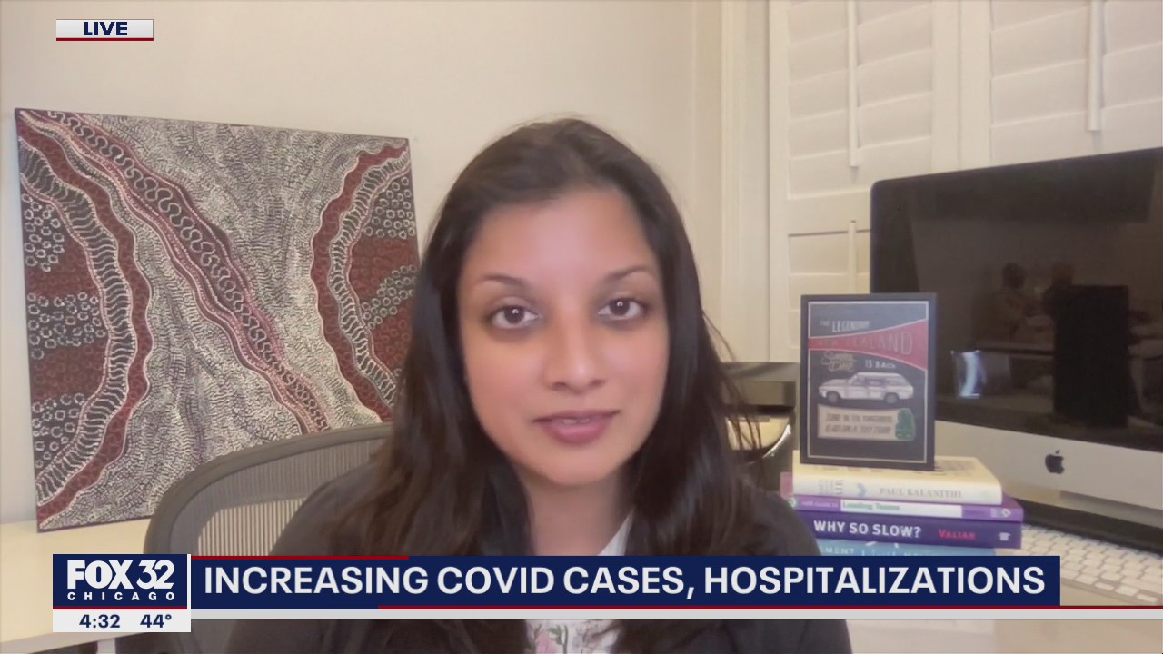 Chicago doctor weighs in on increasing COVID cases, hospitalizations