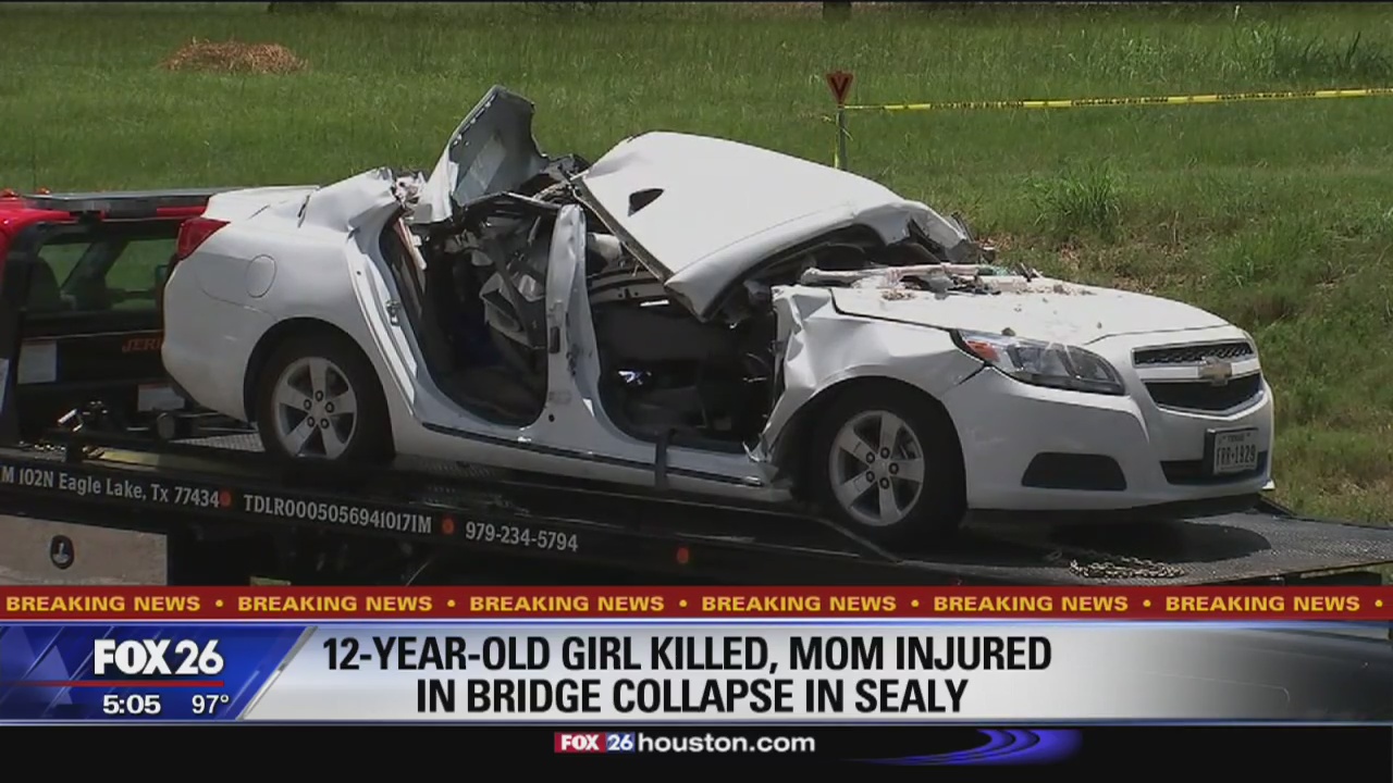 Bridge collapse kills 12-year-old, injures mom