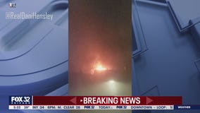 Abandoned building catches fire in West Humboldt Park