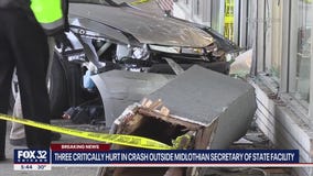 3 critically hurt in crash outside Midlothian Secretary of State facility