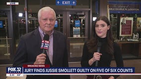 Jussie Smollett's reaction to jury finding him guilty in hate crime hoax