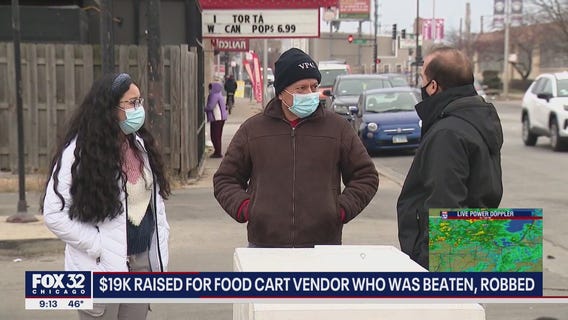 $19k raised for Chicago food cart vendor who was beaten, robbed
