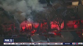 Cicero firefighter suffers burns after falling through floor into basement