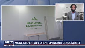 Mock cannabis dispensary opens on North Clark Street