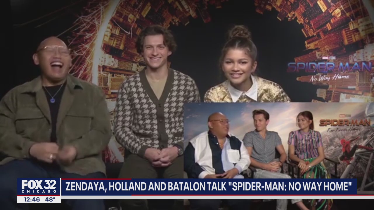 Zendaya, Holland and Batalon talk 'Spider-Man: No Way Home'