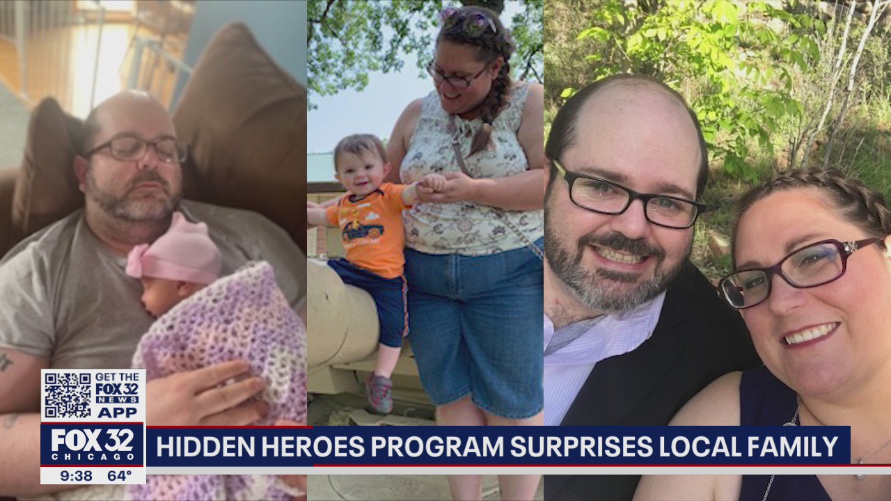 'Hidden Heroes' program surprises Illinois family