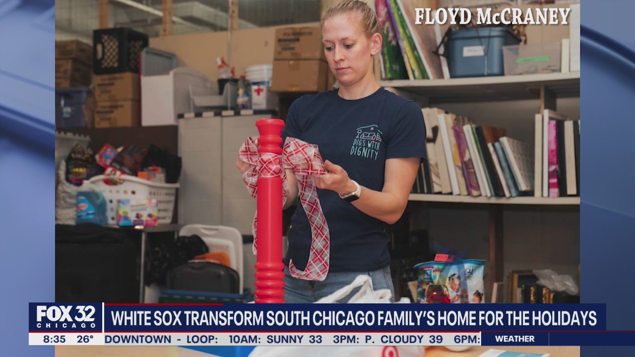 White Sox team up with Digs With Dignity to transform South Chicago family's home
