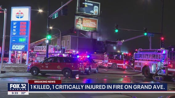 1 killed, 1 critically injured in fire on Grand Avenue