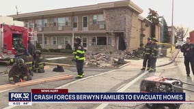 Car crash forces Berwyn families to evacuate homes