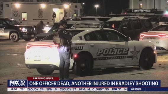 One officer dead, another wounded in Bradley shooting