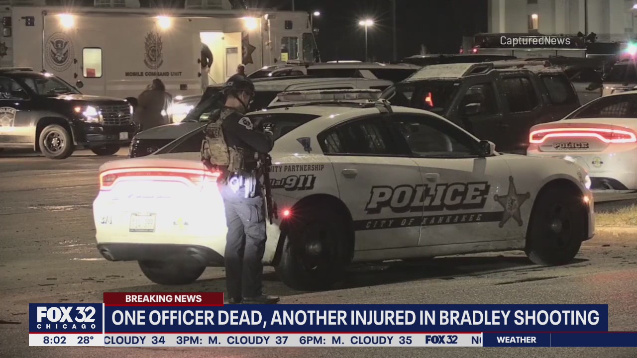One officer dead, another wounded in Bradley shooting