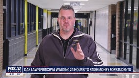 Oak Lawn principal walking 24 hours to raise money for students