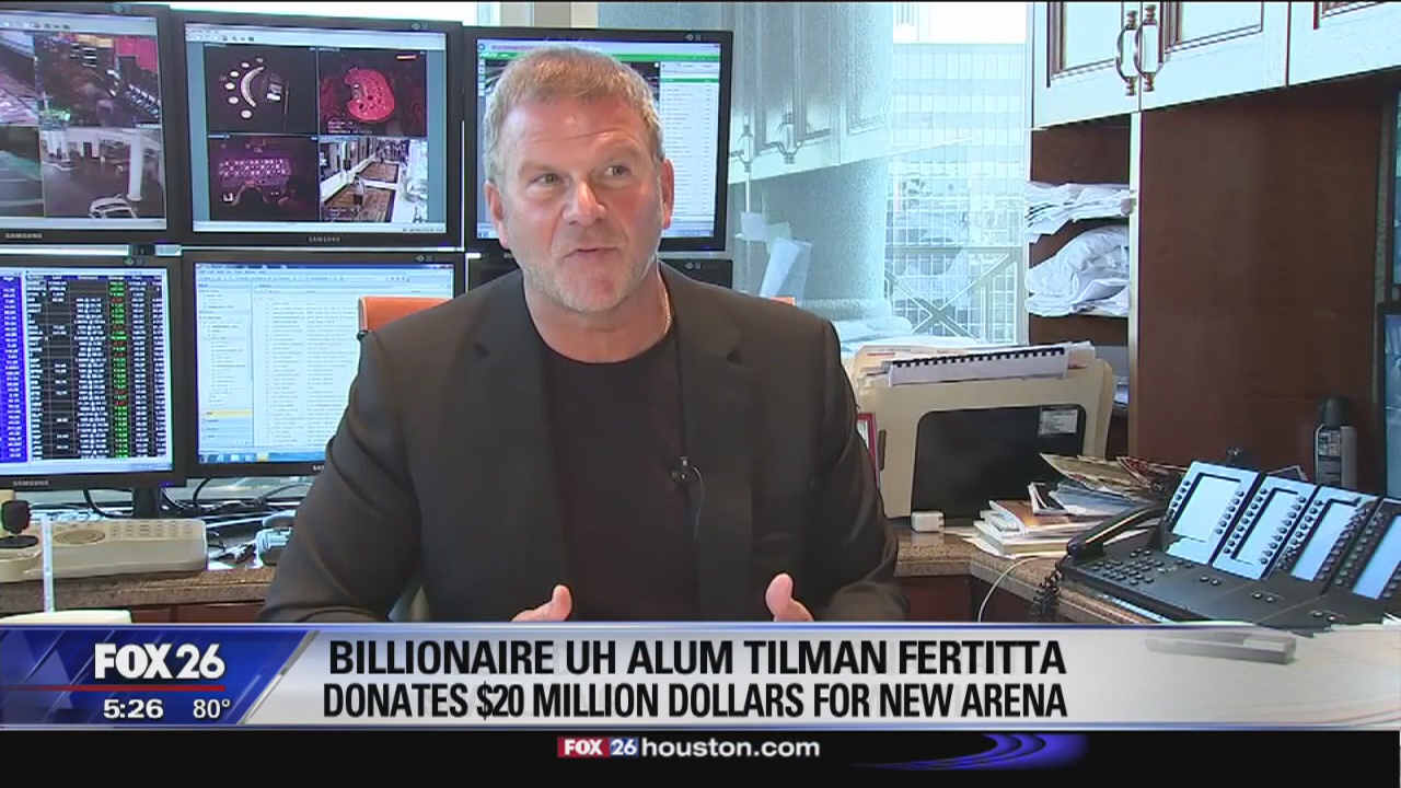 University of Houston basketball arena to be named for Fertitta