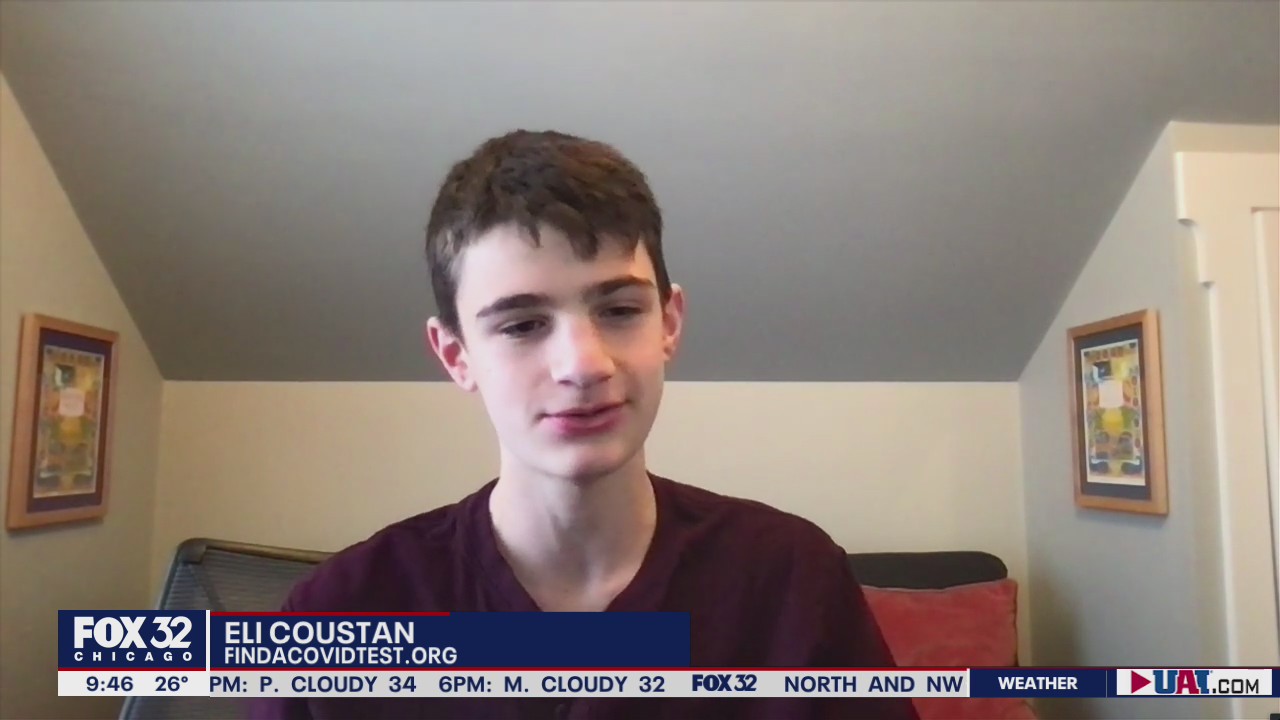 Evanston H.S. freshman creates at-home COVID test locator