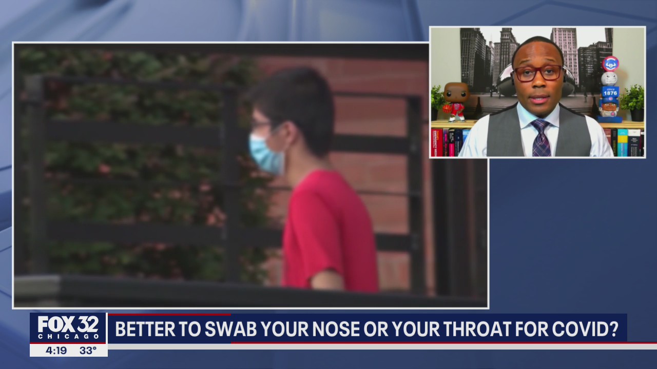 Is it better to swab your nose or throat for COVID?