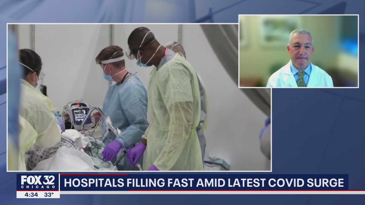 Illinois hospitals filling fast amid latest COVID-19 surge