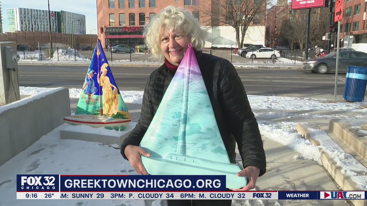 Greektown puts on festive karav?kia display of vibrant little boats