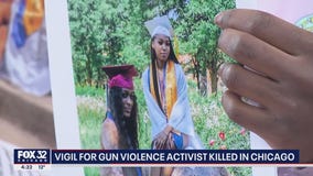 Vigil for gun violence activist killed in Chicago