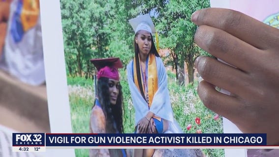 Vigil for gun violence activist killed in Chicago