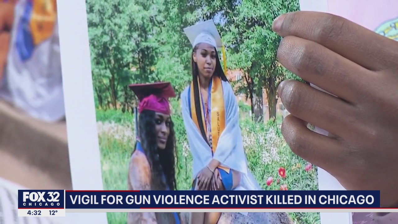 Vigil for gun violence activist killed in Chicago