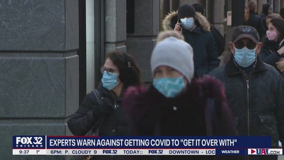 Experts warn against people getting COVID intentionally to 'get it over with'