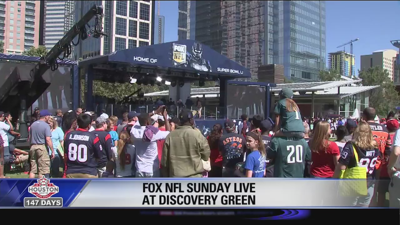 FOX NFL Sunday live in Houston gets fans hyped