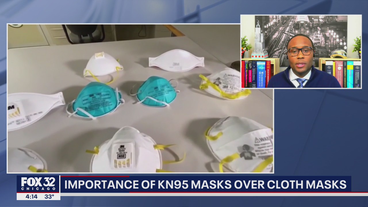 Chicago doctor weighs in on importance of KN95 masks over cloth masks