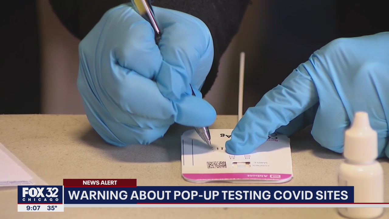 Illinois officials warn of fake pop-up COVID-19 testing sites