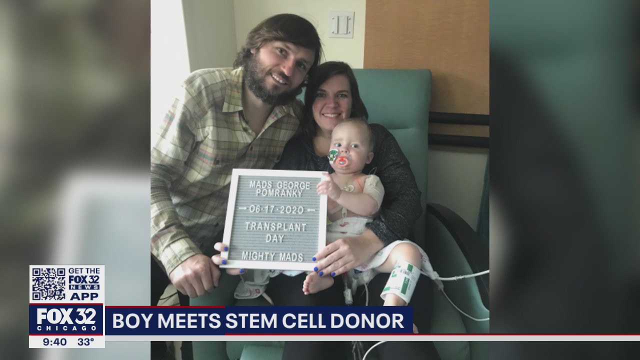 Illinois cancer survivor meets Ohio nursing student who saved his life