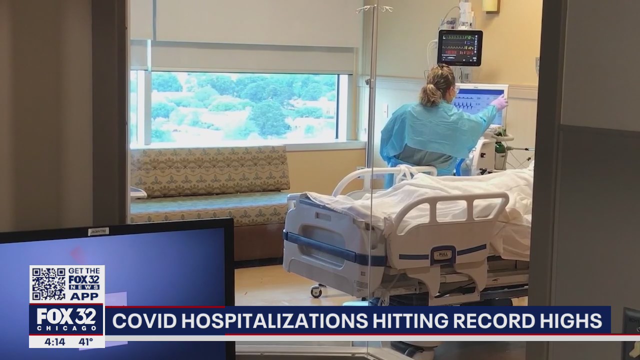Illinois COVID-19 hospitalizations hitting record highs
