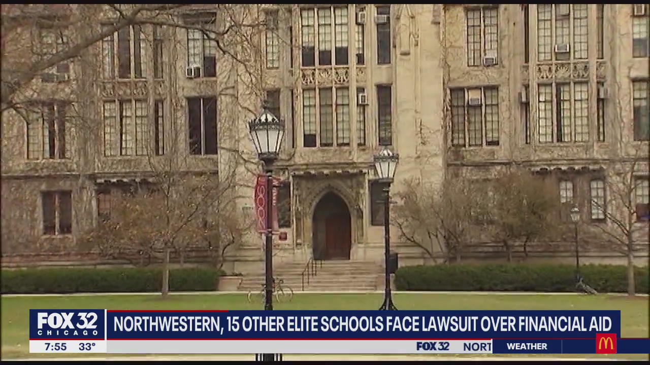 Northwestern among elite schools facing lawsuit over financial aid